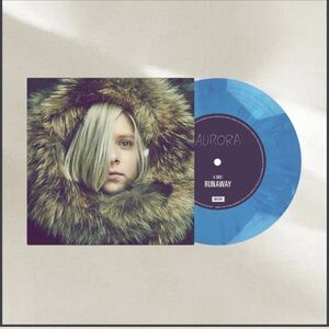 Aurora Vinyl Record with Blue Disc